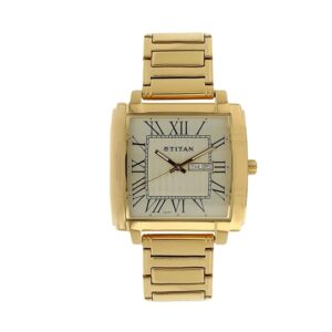 Titan-1586YM03-Mens-Watch-Regalia-Collection-Analog-Champagne-Dial-Gold-Stainless-Band