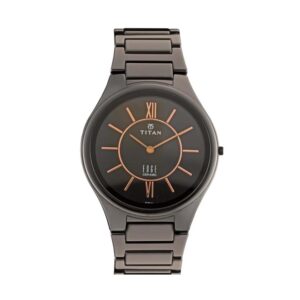 Titan-1696NC01-Mens-Watch-Edge-Ceramic-Slimmest-Ceramic-Analog-Watch-Black-Dial-Black-Ceramic-Band