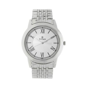 Titan-1735SM01-Mens-Watch-Karishma-Collection-Analog-White-Dial-Silver-Stainless-Band