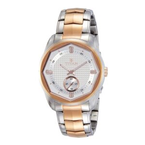 Titan-1749KM01-Mens-Watch-Regalia-Collection-Analog-Silver-Dial-Silver-Gold-Stainless-Band