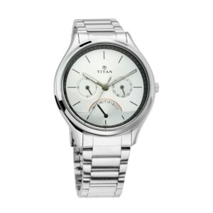 Titan-1803SM01-Mens-Watch-Classique-Collection-Analog-Silver-Dial-Silver-Stainless-Band