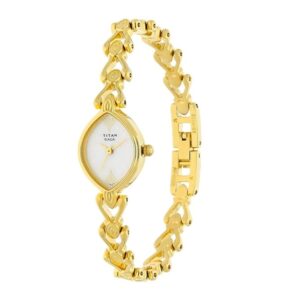 Titan-2250YM09-WoMens-Watch-Raga-Collection-Analog-White-Dial-Gold-Stainless-Band