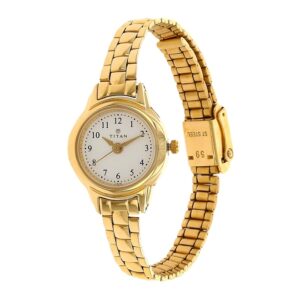 Titan-2401YM01-WoMens-Watch-Karishma-Collection-Analog-White-Dial-Gold-Stainless-Band