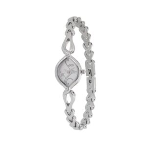 Titan-2455SM01-WoMens-Watch-Raga-Collection-Analog-White-Dial-Silver-Stainless-Band