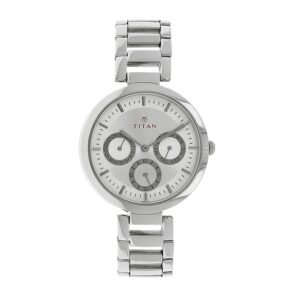 Titan-2480SM03-WoMens-Watch-Tagged-Collection-Analog-Silver-Dial-Silver-Stainless-Band