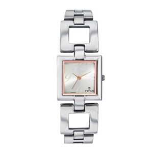 Titan-2484SM01-WoMens-Watch-Youth-Collection-Analog-Silver-Dial-Silver-Stainless-Band