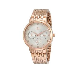 Titan-2569WM02-WoMens-Watch-Workwear-Collection-Analog-Rose-Gold-Dial-Rose-Gold-Stainless-Band