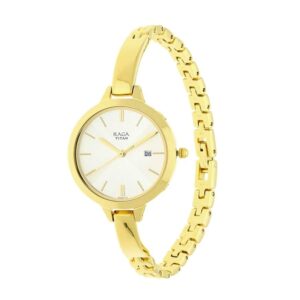 Titan-2578YM01-Womens-Watch-Raga-Collection-Analog-White-Dial-Gold-Stainless-Band