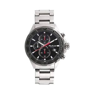 Titan-90087KM02-Mens-Watch-Purple-Collection-Analog-Black-Dial-Silver-Stainless-Band