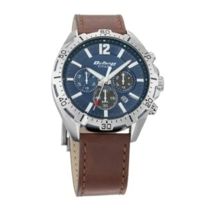 Titan-90108KL02-Mens-Watch-Octane-Collection-Analog-Blue-Dial-Black-Leather-Band