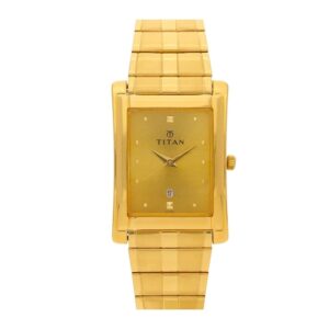 Titan-9154YM02-Mens-Watch-Karishma-Collection-Analog-Gold-Dial-Gold-Stainless-Band