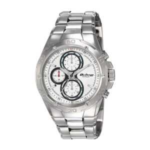 Titan-9308SM01-Mens-Watch-Octane-Collection-Analog-White-Dial-Silver-Stainless-Band