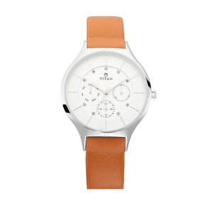Titan-95067SL01-WoMens-Watch-Karishma-Collection-Analog-White-Dial-Brown-Leather-Band