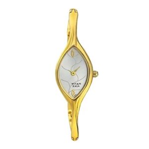 Titan-9701YM01-WoMens-Watch-Raga-Collection-Analog-White-Dial-Gold-Stainless-Band