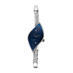 Titan-9710SM01-WoMens-Watch-Raga-Collection-Analog-Blue-Dial-Silver-Stainless-Band