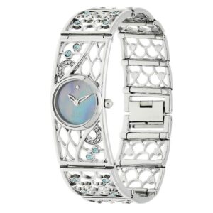 Titan-9932SM01-WoMens-Watch-Raga-Collection-Analog-Blue-Dial-Silver-Stainless-Band