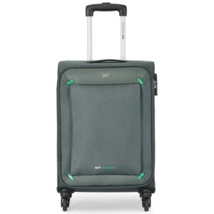 VIP-STAPPL57GR-4-Wheel-Soft-Casing-Cabin-Trolley-57cm-Grey