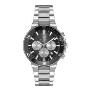 Beverly-Hills-Polo-Club-BP3247X-350-Mens-Analog-Watch-Black-Dial-Silver-Metal-Band