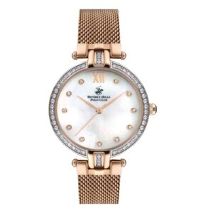 Beverly-Hills-Polo-Club-BP3257C-420-Ladies-Watch-Ryana-Rose-Gold-Mesh-Band-Silver-Dial