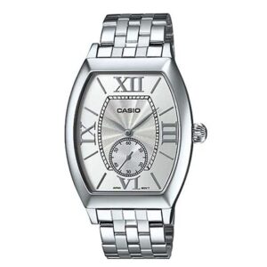 Casio-MTP-E114D-7ADF-Mens-Watch-Fashion-Collection-Analog-Silver-Dial-Silver-Stainless-Band