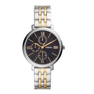 Fossil-FW-ES4949-Womens-Watch-Analog-Scarlette-Mini-Gold-Dial-Silver-Gold-Stainless-Steel-Band