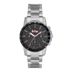Lee-Cooper-LC06882-350-NL-Mens-Watch-Analog-Black-Dial-Silver-Stainless-Band