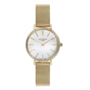 Lee-Cooper-LC07387-120-Womens-Watch-Analog-White-Dial-Gold-Stainless-Band