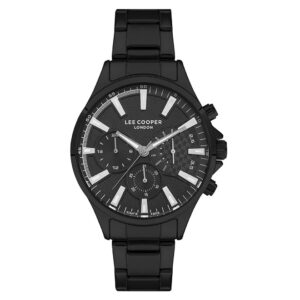 Lee-Cooper-LC07394-650-Mens-Watch-Analog-Black-Dial-Black-Stainless-Band