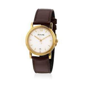 Sonata-1141YL07-Mens-Analog-Watch-White-Dial-Brown-Leather-Strap