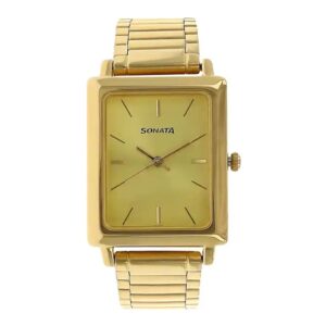 Sonata-7078YM02-Mens-Champagne-Dial-Golden-Stainless-Steel-Strap-Watch