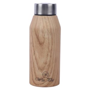Win-Plus-Stainless-Steel-Water-Bottle-Fair-Wood-SPW254-600ml