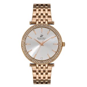 Beverly-Hills-Polo-Club-BP3183C-430-Women-s-Watch-Silver-Dial-Rose-Gold-Metal-Band