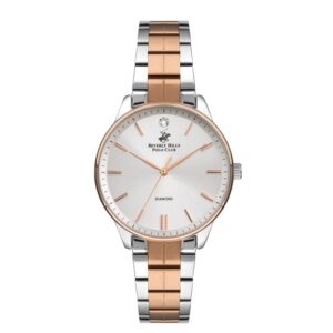 Beverly-Hills-Polo-Club-BP3230X-530-WoMens-Analog-Watch-Pearl-Dial-Two-Tone-Silver-Rose-Gold-Stainless-Steel-Band