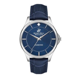 Beverly-Hills-Polo-Club-BP3240X-399-Mens-Analog-Watch-Blue-Dial-Blue-Leather-Band