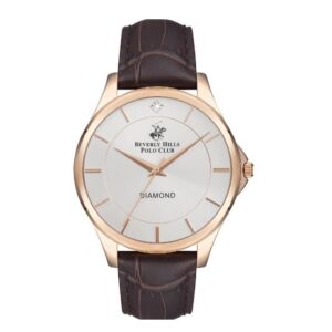 Beverly-Hills-Polo-Club-BP3240X-432-Mens-Analog-Watch-Pearl-Dial-Brown-Leather-Band