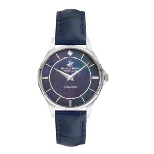 Beverly-Hills-Polo-Club-BP3243X-399-WoMens-Analog-Watch-Blue-Dial-Blue-Leather-Band