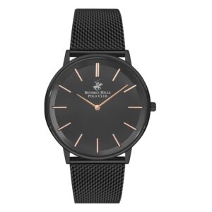 Beverly-Hills-Polo-Club-BP3244X-650-WoMens-Analog-Watch-Black-Dial-Black-Stainless-Steel-Band