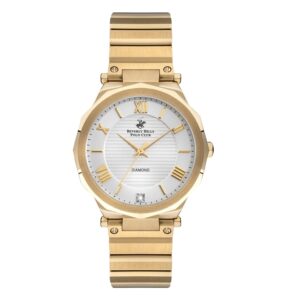 Beverly-Hills-Polo-Club-BP3264X-130-WoMens-Analog-Watch-White-Dial-Gold-Stainless-Steel-Band