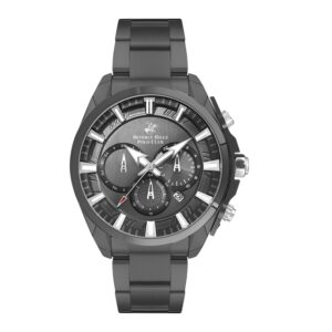Beverly-Hills-Polo-Club-BP3266X-060-Mens-Analog-Watch-Grey-Dial-Gun-Stainless-Steel-Band