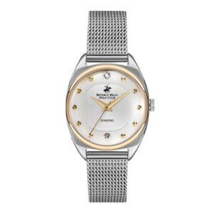 Beverly-Hills-Polo-Club-BP3271X-220-WoMens-Analog-Watch-Silver-Dial-Silver-Stainless-Steel-Band
