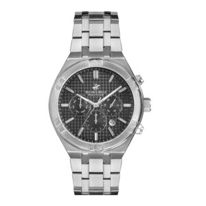 Beverly-Hills-Polo-Club-BP3273X-350-Mens-Analog-Watch-Black-Dial-Silver-Stainless-Steel-Band