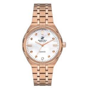Beverly-Hills-Polo-Club-BP3274X-420-WoMens-Analog-Watch-Mother-of-Pearl-Dial-Rose-Gold-Stainless-Steel-Band