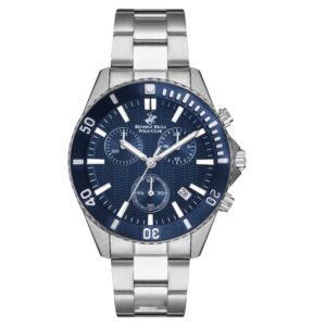 Beverly-Hills-Polo-Club-BP3276X-390-Mens-Analog-Watch-Dark-Blue-Dial-Silver-Stainless-Steel-Band