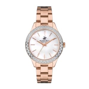 Beverly-Hills-Polo-Club-BP3291C-420-WoMens-Analog-Watch-White-Dial-Rose-Gold-Metal-Band