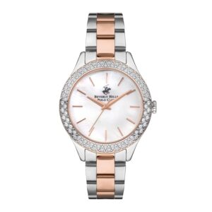 Beverly-Hills-Polo-Club-BP3291C-520-WoMens-Analog-Watch-White-Dial-Silver-Metal-Band