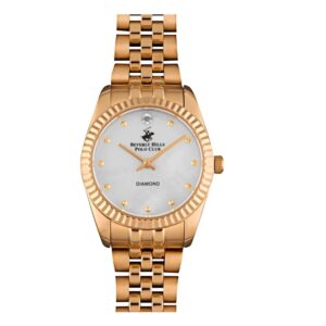 Beverly-Hills-Polo-Club-BP3295X-120-WoMens-Analog-Watch-White-Dial-Gold-Stainless-Steel-Band
