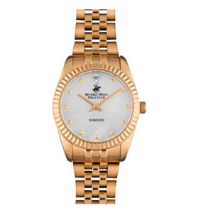 Beverly-Hills-Polo-Club-BP3295X-120-WoMens-Analog-Watch-White-Dial-Gold-Stainless-Steel-Band