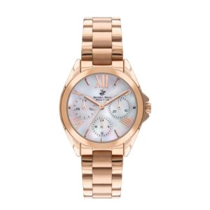 Beverly-Hills-Polo-Club-BP3313X-410-Women-s-Analog-Watch-White-Dial-Rose-Gold-Stainless-Steel-Band