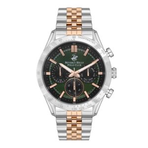 Beverly-Hills-Polo-Club-BP3316X-370-Men-s-Watch-Black-Dial-Two-Tone-Stainless-Steel-Band