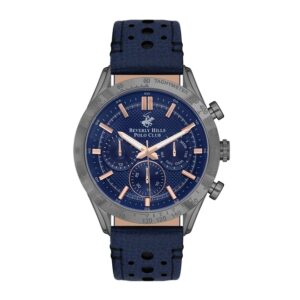 Beverly-Hills-Polo-Club-BP3317X-099-Men-s-Watch-Blue-Dial-Blue-Leather-Band